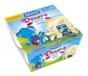 Nestlé Baby Dezert vanilkový - 4x100g