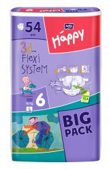 Bella Happy 6 Junior Extra (16+ kg) 54 ks Big Pack
