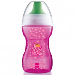 MAM Learn to Drink Cup 270 ml - hrnek na učení 8+m růžový