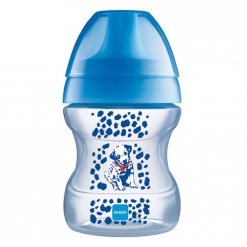 MAM Learn to Drink Cup 190 ml - hrnek na učení 6+m modrý