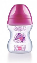 MAM Learn to Drink Cup 190 ml - hrnek na učení 6+m růžová