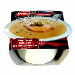 Švéda Vepřová kotleta po znojemsku hotové jídlo 360 g plast