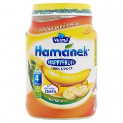 Hamánek Happy fruit kojenecká výživa s banány 190 g