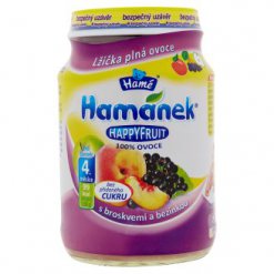 Hamánek Happy fruit s broskvemi a bezinkou 190 g