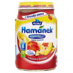 Hamánek Happy fruit s kousky broskví 190 g