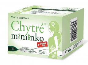 Chytré miminko 1 + vitamin D3 - 60 tablet
