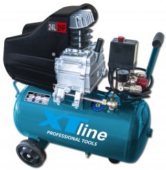 XTline Kompresor 2HP1,5KW 8bar 24L 2024AF +3dilný set XT2002