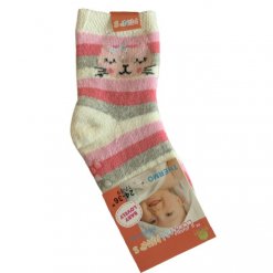 Thermo bavlněné ponožky dívčí 24-36 měsíců